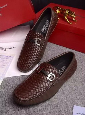 Salvatore Ferragamo Business Casual Men Shoes--022